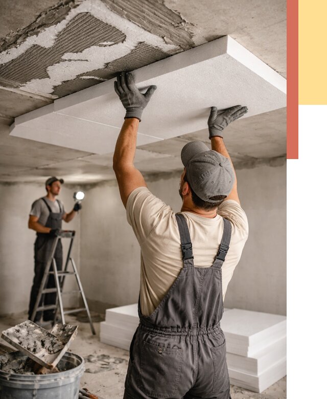 Утепление потолка пенопластом в белебее от 4590 руб/м2 — недорого и быстро | ОТДЕЛОЧНИК-Блб