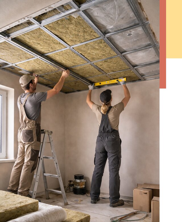 Шумоизоляция потолка в белебее от 1275 руб. под ключ — услуги ОТДЕЛОЧНИК-Блб